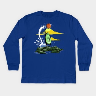 Free Avocado Kids Long Sleeve T-Shirt